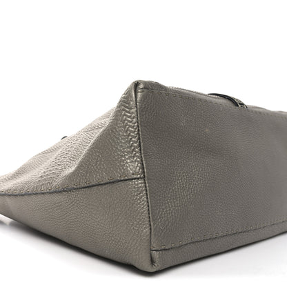Fendi Cuoio Romano Selleria Large Villa Borghese Tote Peltro 9 of 11