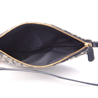 Christian Dior Monogram Mini Saddle Pochette Navy 5 of 10