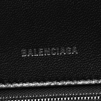 Balenciaga Grained Calfskin Small Hourglass Top Handle Bag Black 6 of 12