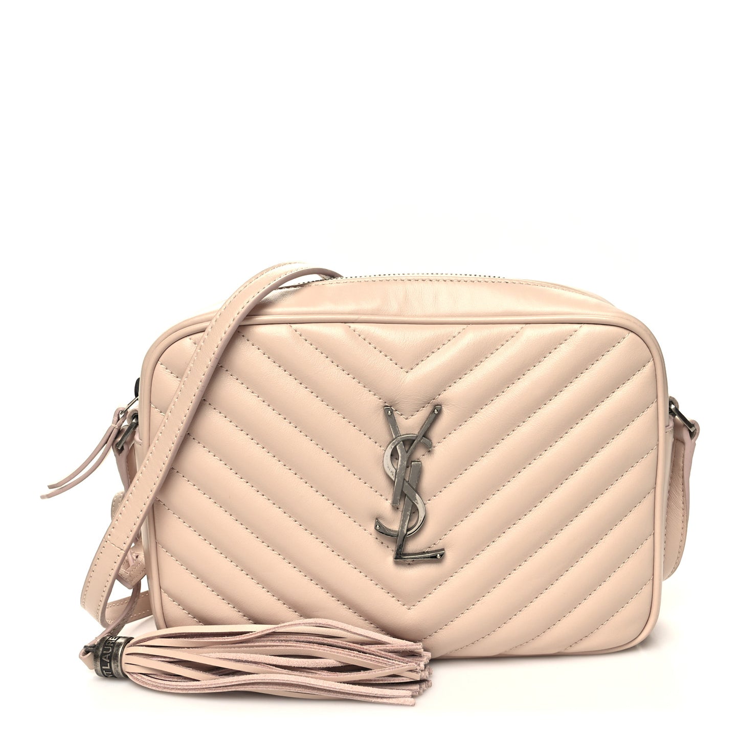 Calfskin Matelasse Monogram Lou Camera Bag Marble Pink
