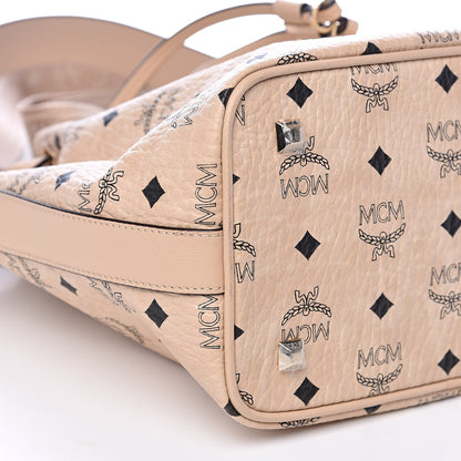 MCM Visetos Essential Drawstring Bag Beige 7 of 8