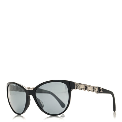 Chanel Cat Eye Chain Polarized Sunglasses 5215-Q Black 1 of 8