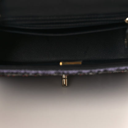 Chanel Mixed Fibers Sequin Quilted Mini Flap Multicolor 4 of 8