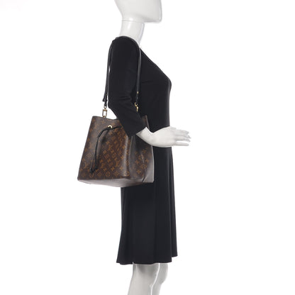 Louis Vuitton Monogram Neonoe MM Black 2 of 9
