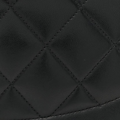 Chanel Lambskin Quilted Medium Single Flap Black 9 of 14