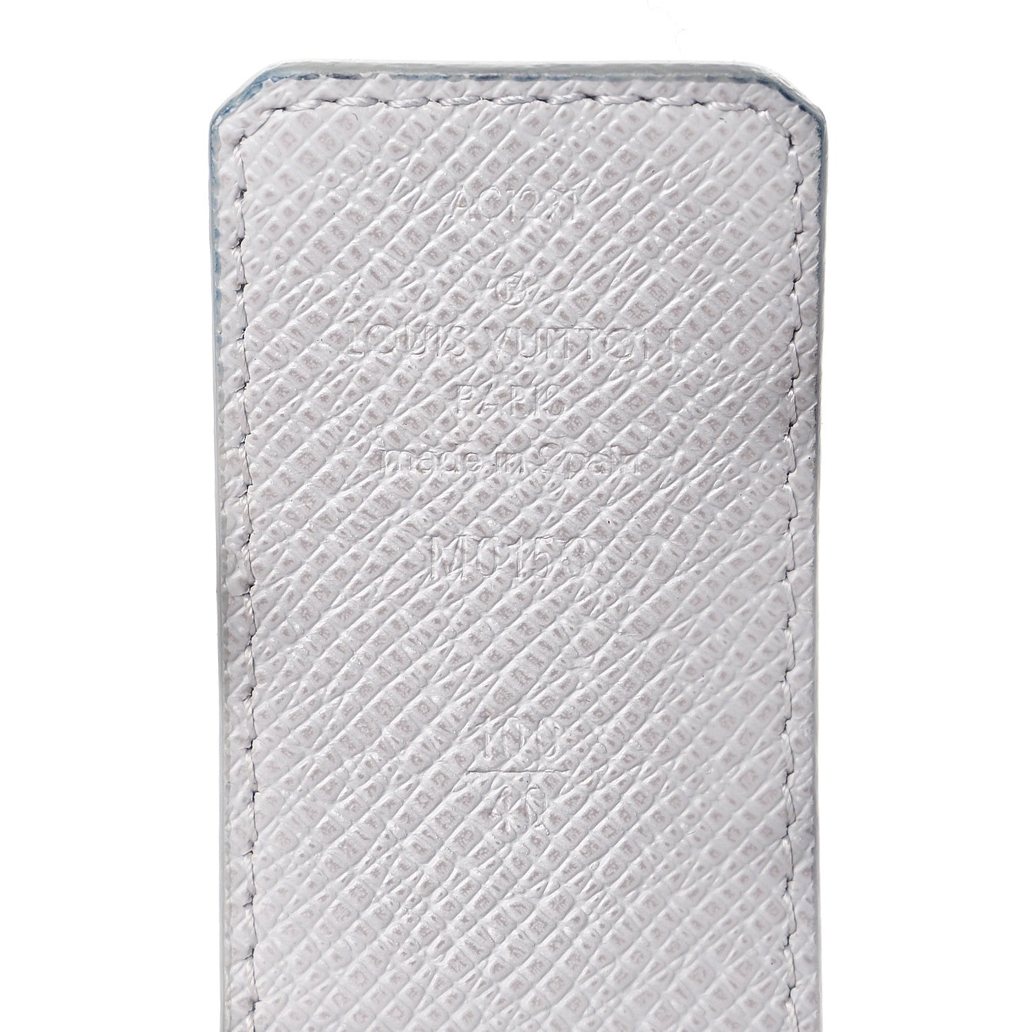 Louis Vuitton Taiga Monogram 40mm LV Initiales Belt 100 40 White 5 of 7