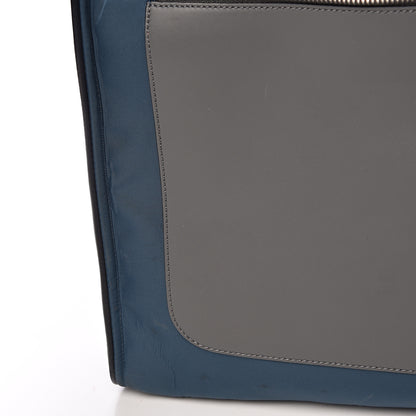 Fendi Nylon Vitello Bag Bug Tote Marine Acciaco 12 of 20
