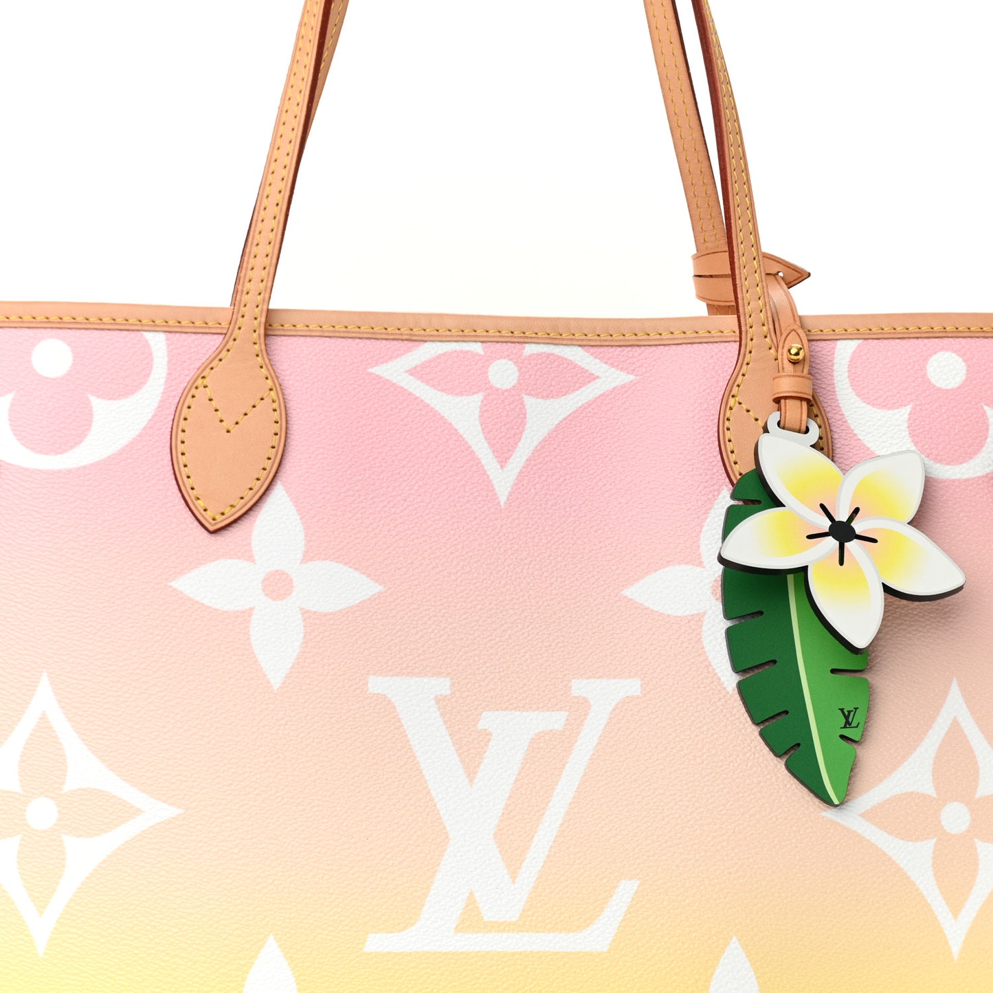 Monogram Giant By The Pool Neverfull MM Light Pink
