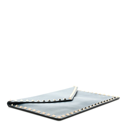 Valentino Garavani Vitello Large Rockstud Envelope Clutch Amadeus 4 of 6