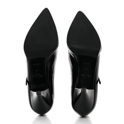 Prada Spazzolato Mary Jane 45mm Pumps 37 Black 5 of 7
