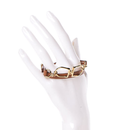 Hermes Swift Etrier Double Tour Bracelet T3 Gold 2 of 10