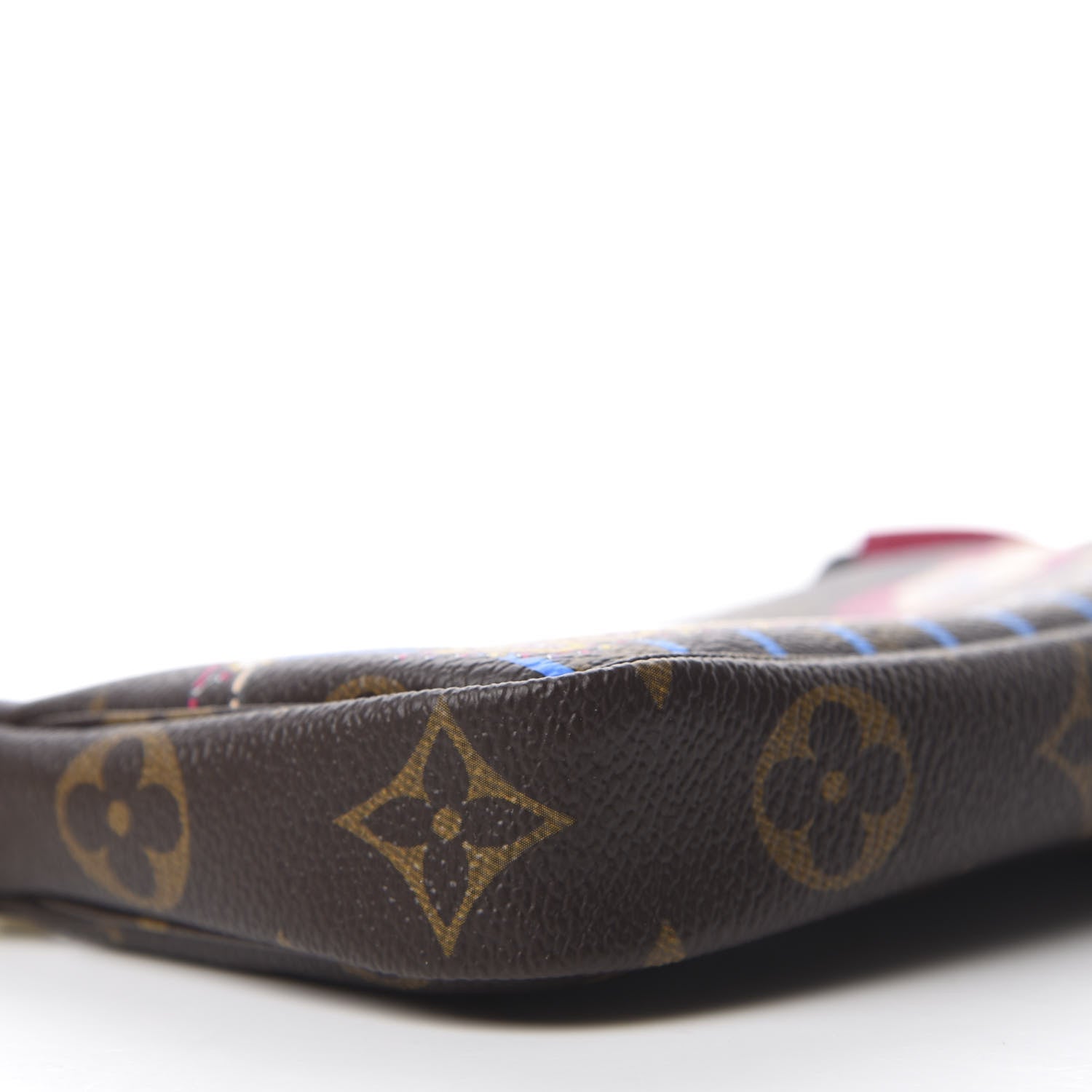 Louis Vuitton Monogram 2020 Christmas Animation Roller Coaster Mini Pochette Accessories Pivoine 6 of 11