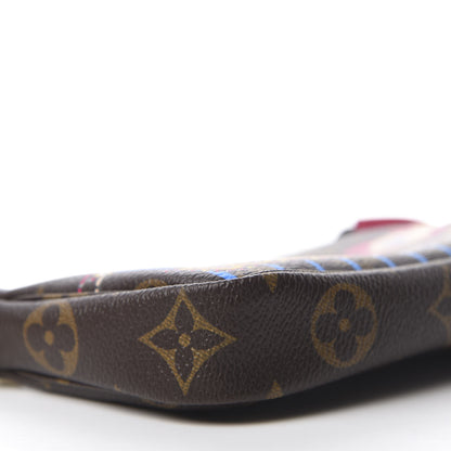 Louis Vuitton Monogram 2020 Christmas Animation Roller Coaster Mini Pochette Accessories Pivoine 6 of 11