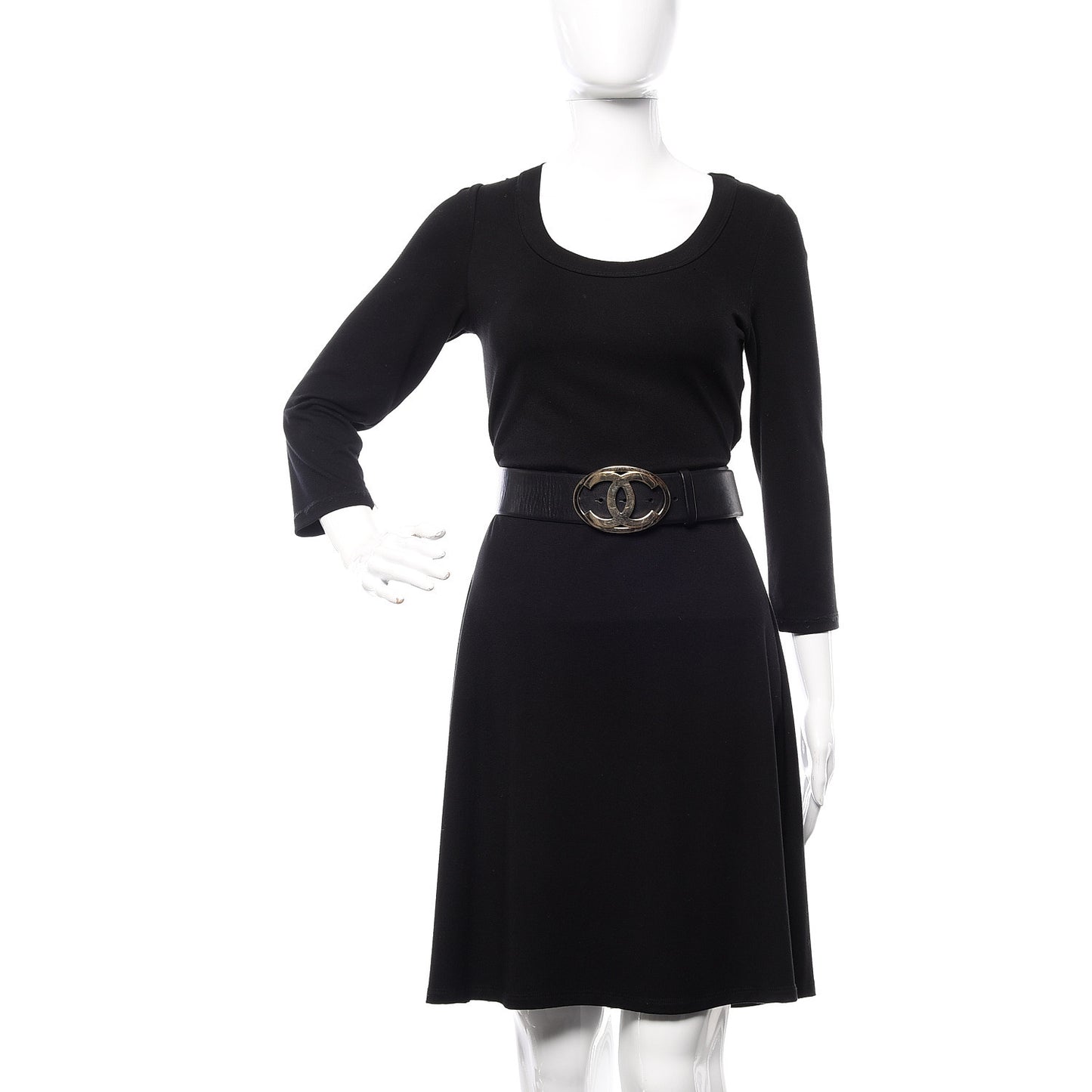 Calfskin CC Belt 85 34 Black
