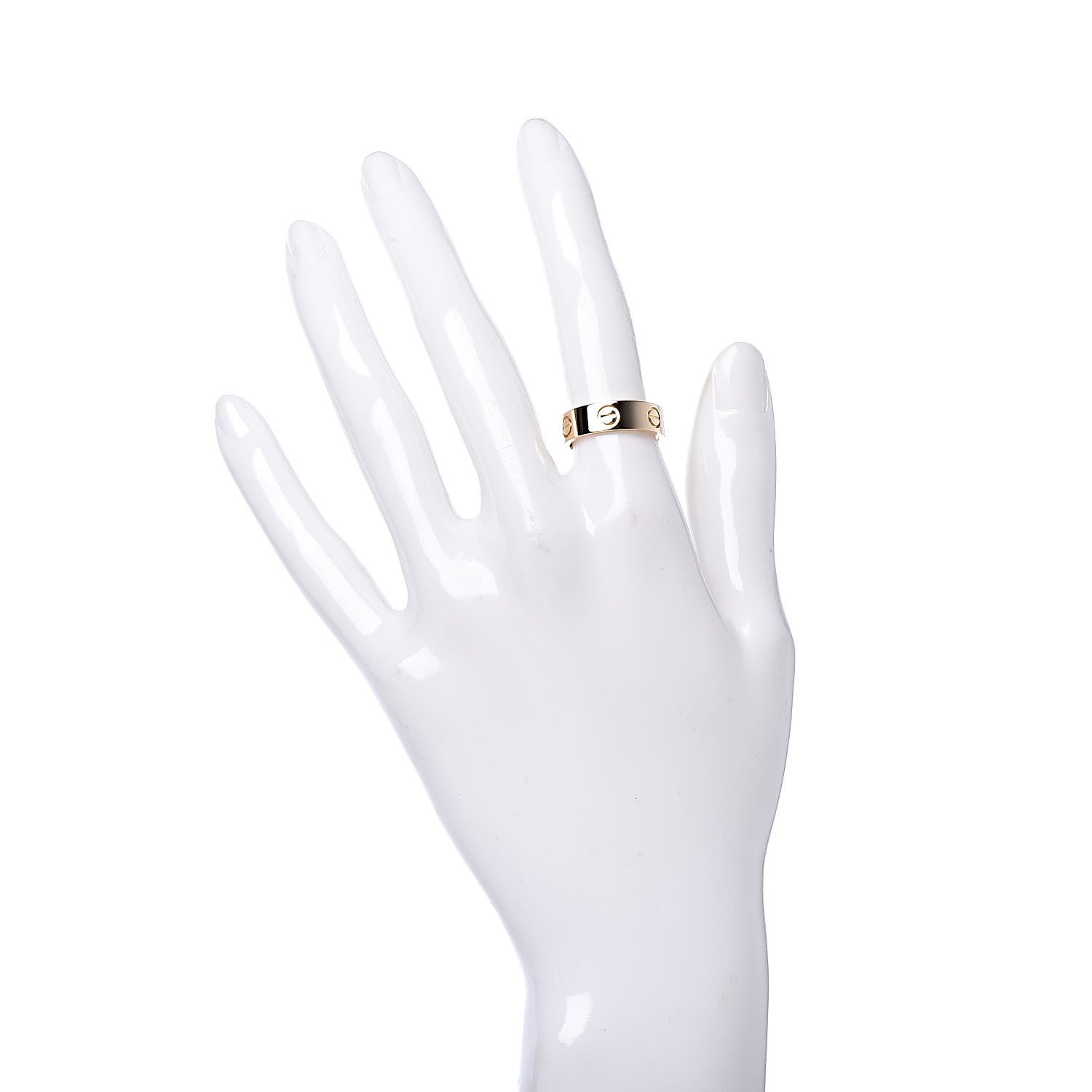 Cartier 18K Yellow Gold 5.5mm LOVE Ring 51 5.75 2 of 5