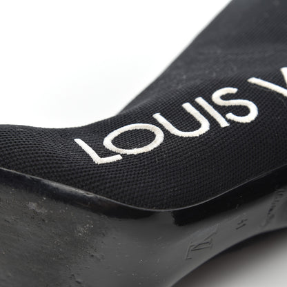 Louis Vuitton Stretch Fabric Silhouette Ankle Boots 41 Black 12 of 14