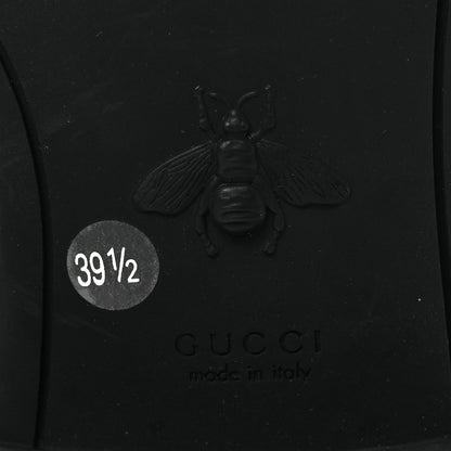 Gucci Flores Calfskin Nappa Matelasse GG 40mm Ankle Boots 39.5 Black 8 of 10
