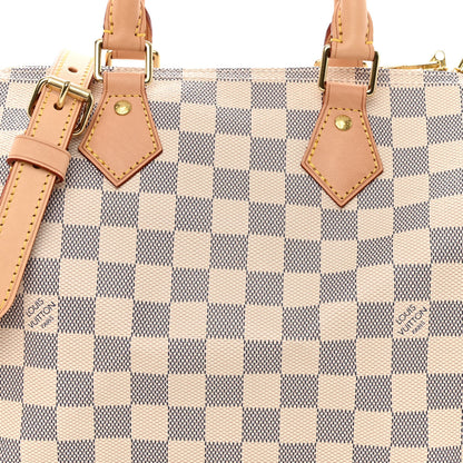 Louis Vuitton Damier Azur Speedy Bandouliere 25 7 of 9