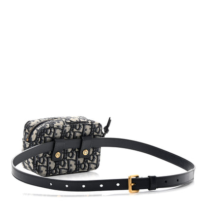 Christian Dior Oblique Belt Pouch Blue 3 of 13