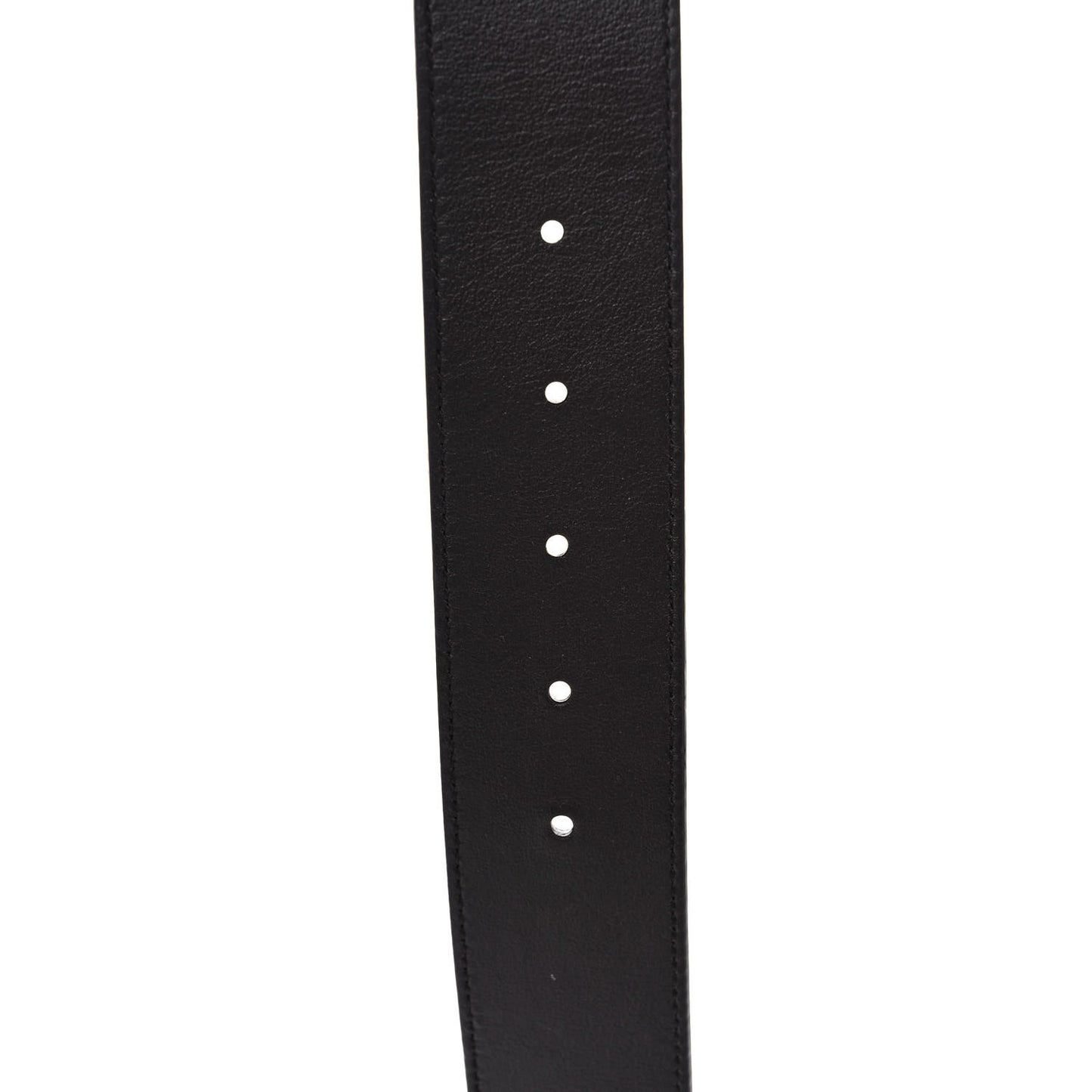 Textured Dollar Calfskin Double G 40mm Belt 85 34 Dark Cocoa