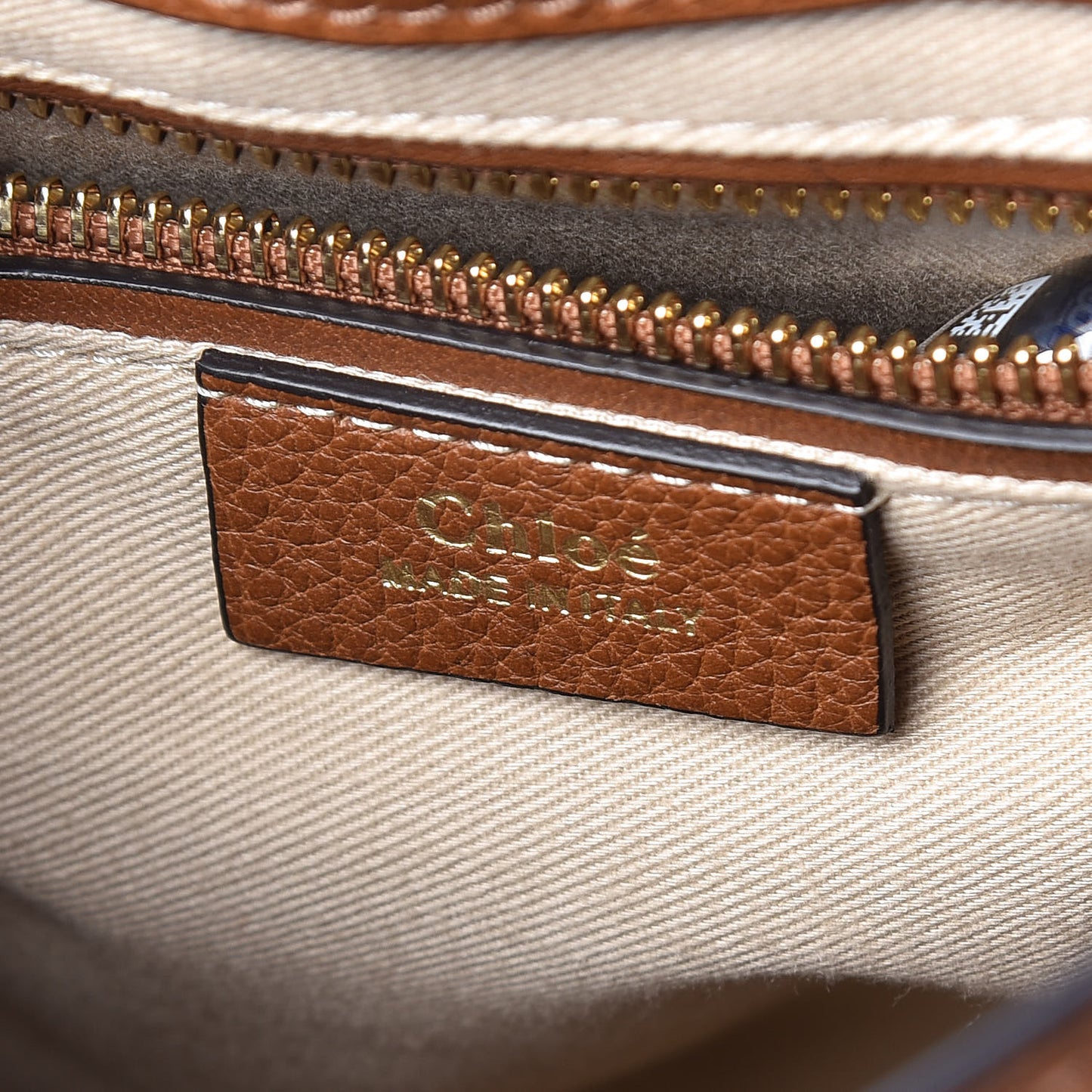 Suede Calfskin Small Faye Backpack Tobacco