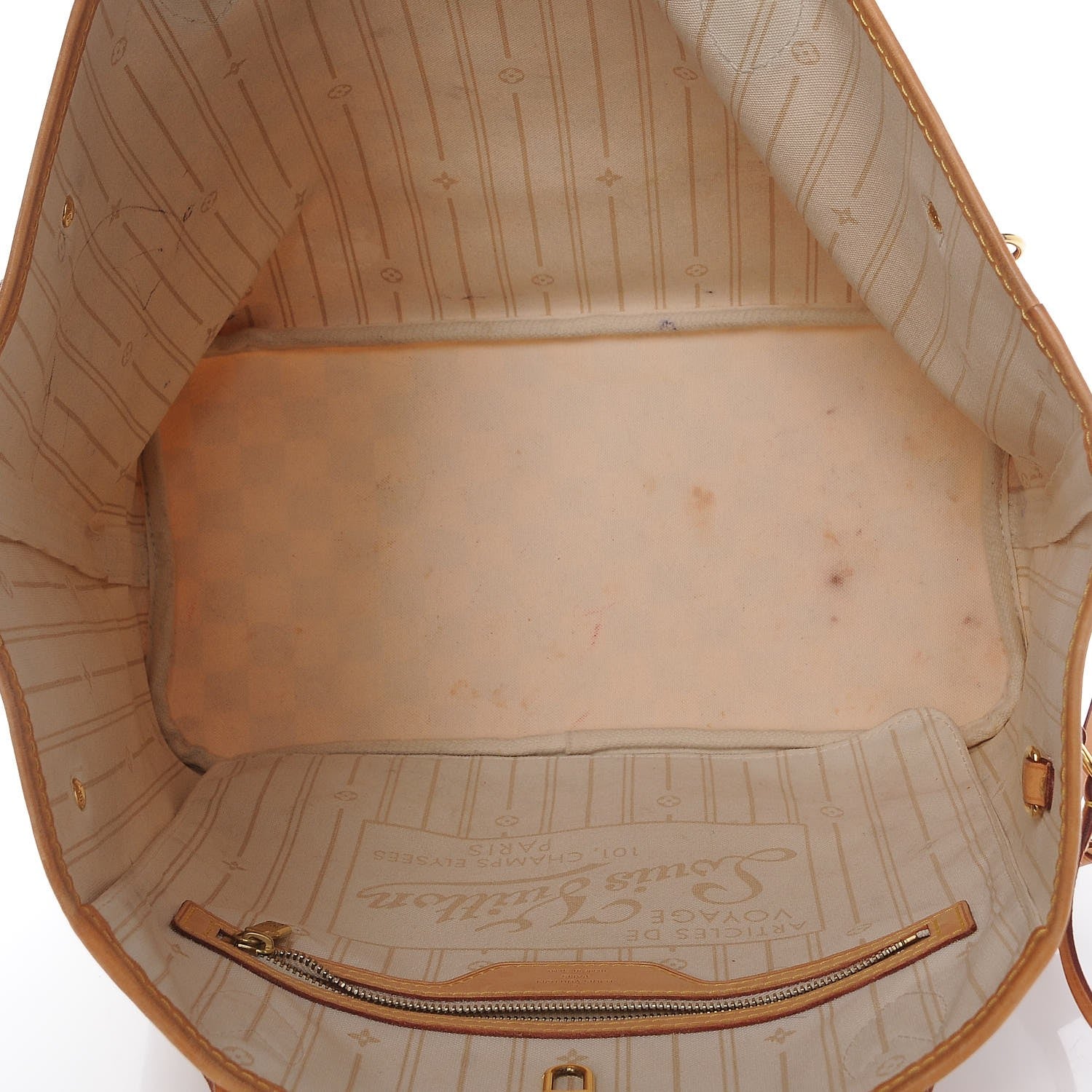 Louis Vuitton Damier Azur Neverfull MM 5 of 8