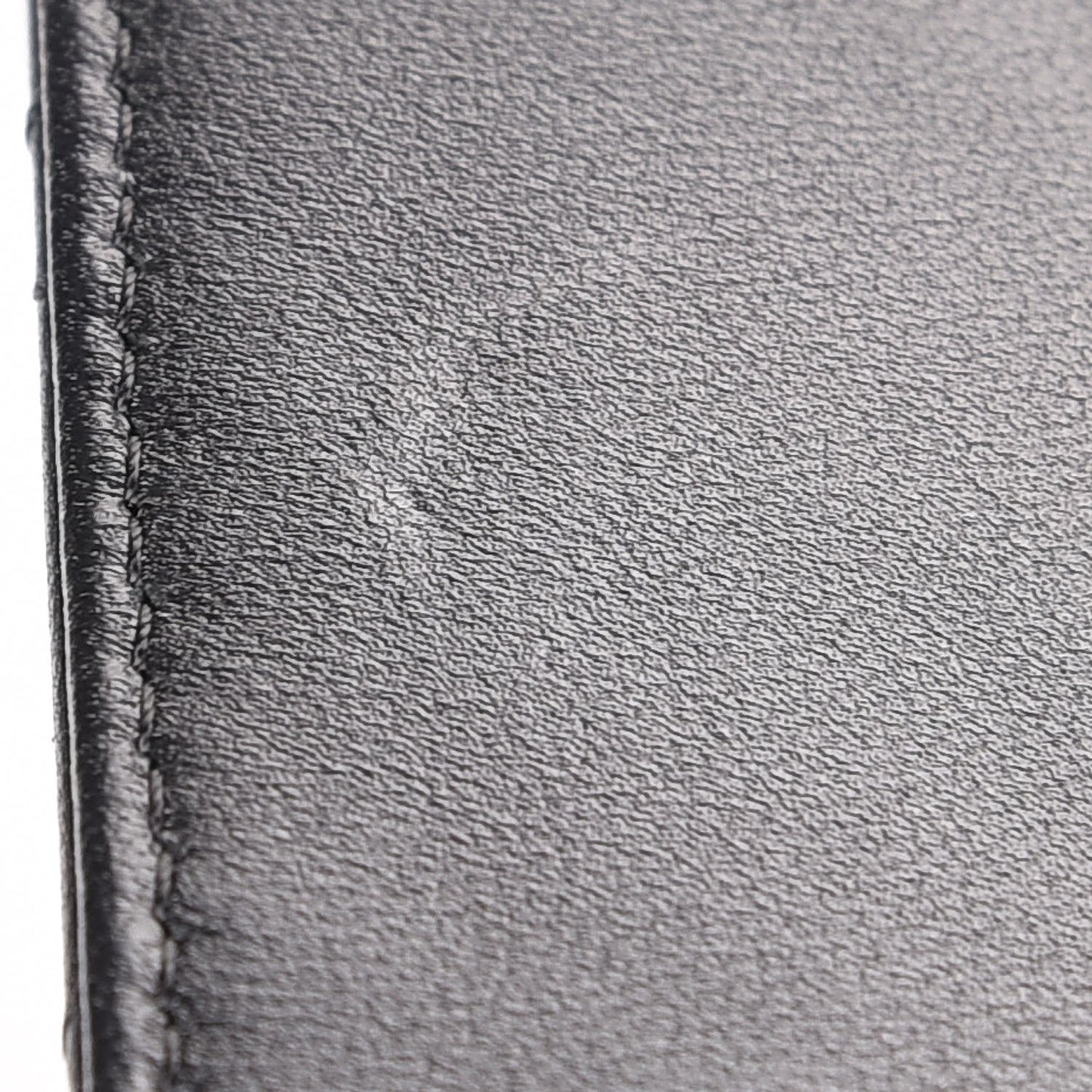 Lambskin Quilted Wallet On Chain WOC Black