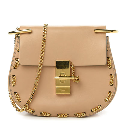 Chloe Calfskin Mini Drew Chain Shoulder Bag Blush Nude 1 of 10