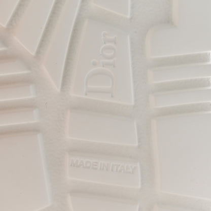 Christian Dior Technical Knit Jute Dioract 10mm Sandals 38 White Black 6 of 12