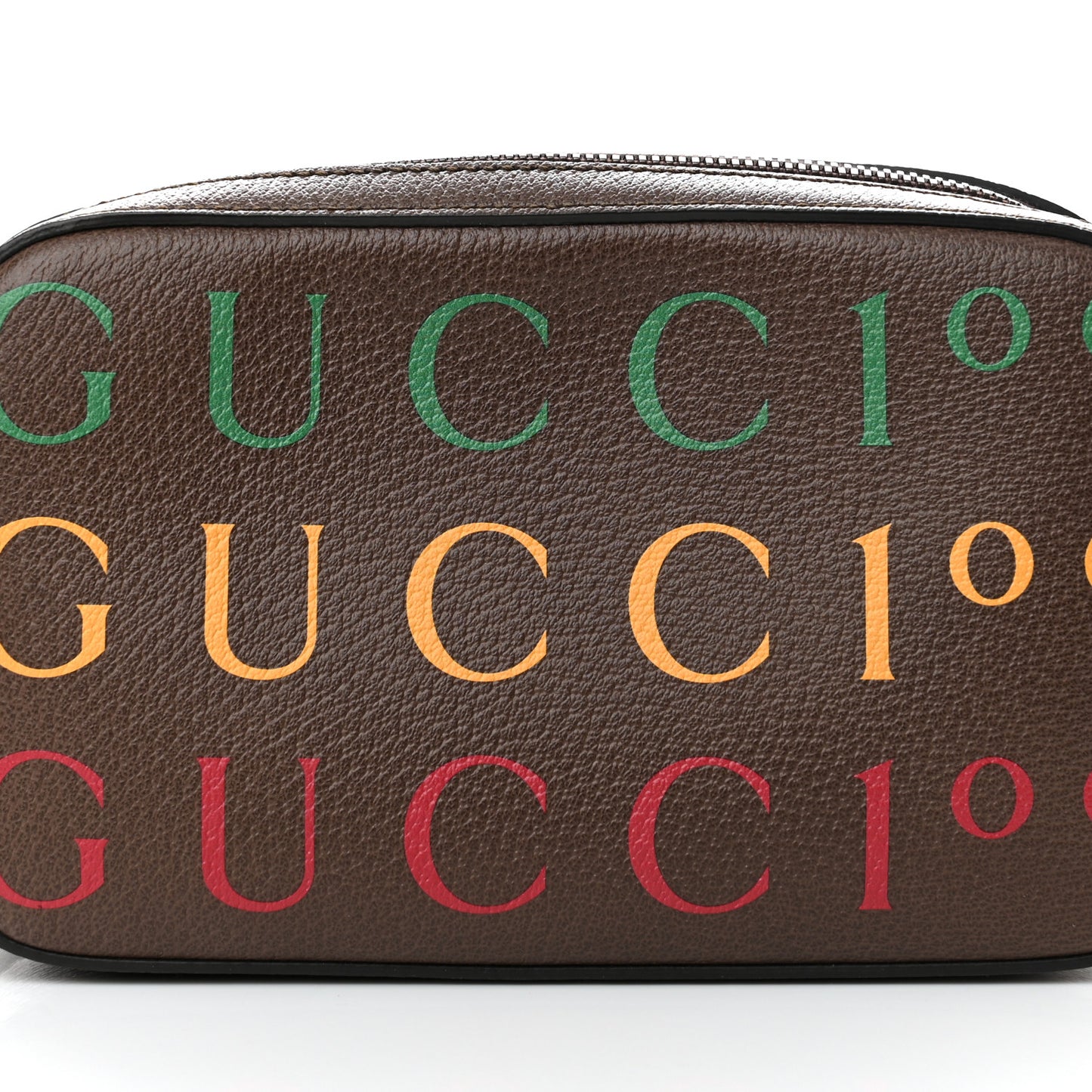 Textured Dollar Calfskin Gucci 100 Aria Belt Bag 90 36 New Acero Multicolor