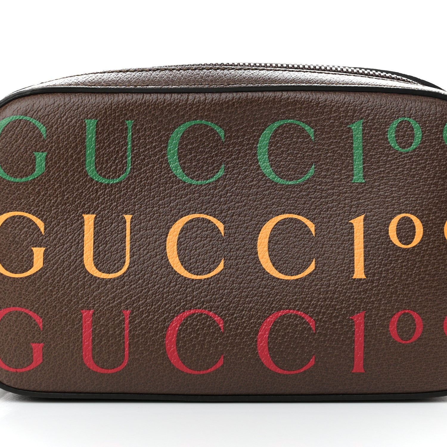 Gucci Textured Dollar Calfskin Gucci 100 Aria Belt Bag 90 36 New Acero Multicolor 8 of 11