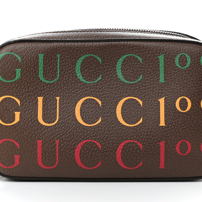 Gucci Textured Dollar Calfskin Gucci 100 Aria Belt Bag 90 36 New Acero Multicolor 8 of 11