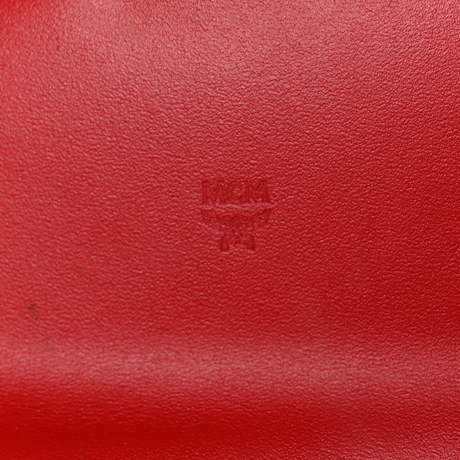 MCM Visetos Patricia Wallet On Chain Ruby Red 5 of 7