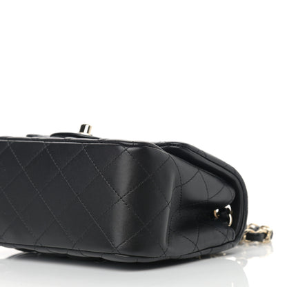 Chanel Lambskin Quilted Mini Square Flap Black 9 of 9