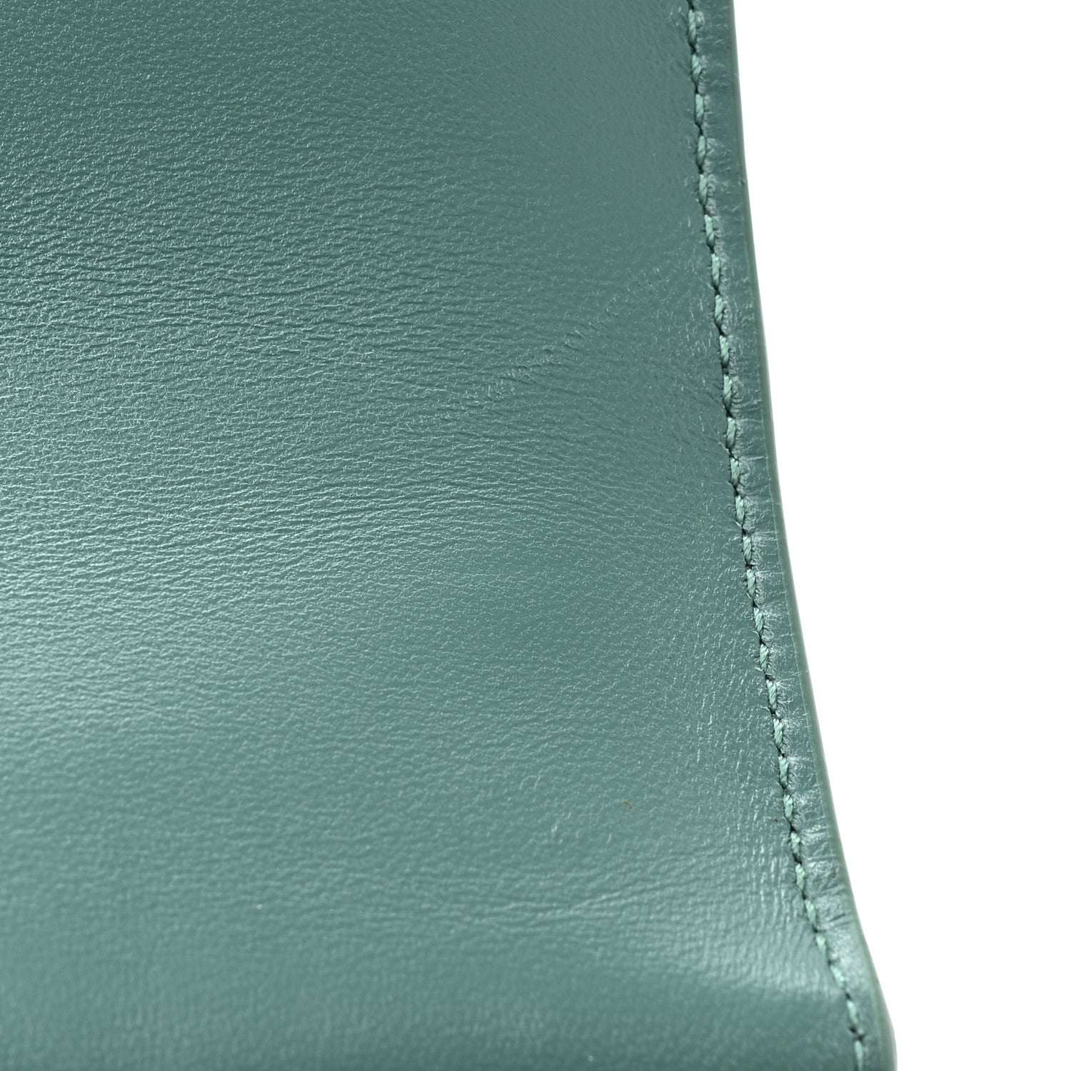 Saint Laurent Calfskin Snakeskin Small Monogram Sunset Sea Green 13 of 16