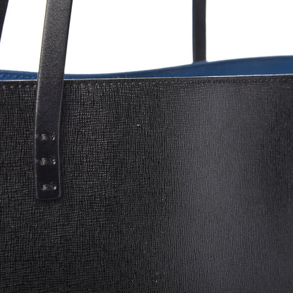Fendi Vitello Elite Cuoio Monster Buggies Medium Roll Tote Black Multicolor Blue Cobalto 9 of 11