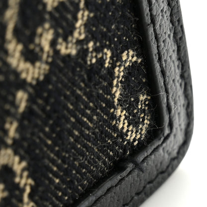 Gucci Jacquard Black Denim GG Monogram Super Mini Dionysus Shoulder Bag Black Ivory 10 of 10
