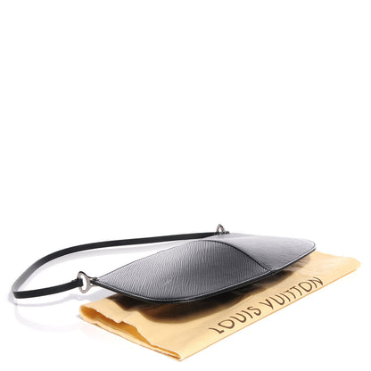 Louis Vuitton Epi Demi Lune Pochette Black 4 of 7