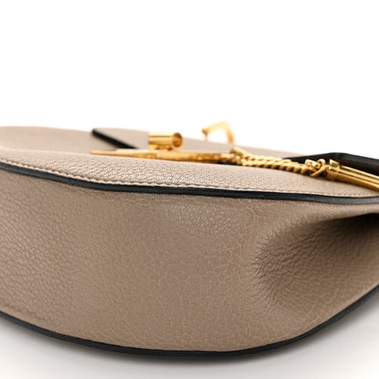 Chloe Grained Lambskin Mini Drew Shoulder Bag Motty Grey 10 of 10