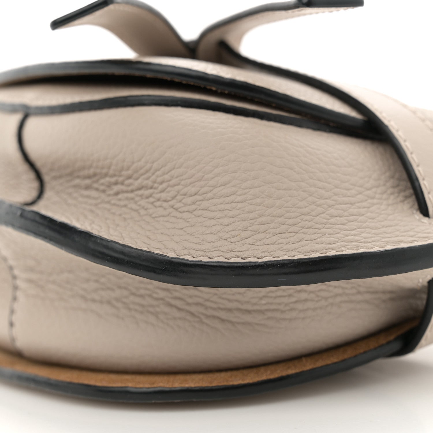 Loewe Grained Calfskin Mini Gate Crossbody Bag Light Oat 9 of 10