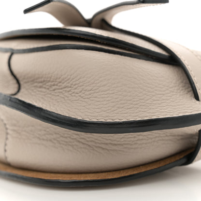 Loewe Grained Calfskin Mini Gate Crossbody Bag Light Oat 9 of 10