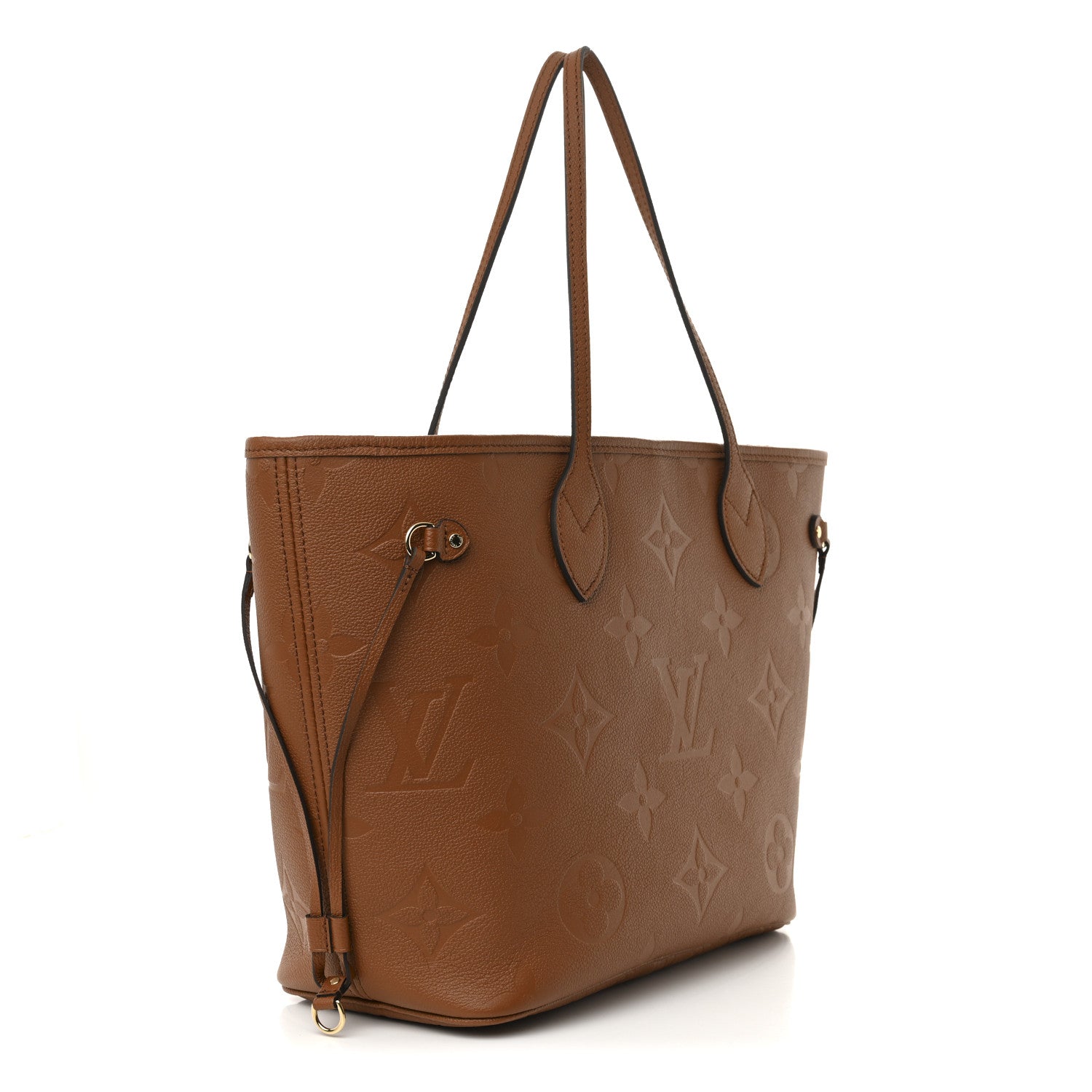 Louis Vuitton Empreinte Monogram Giant Neverfull MM Cognac 4 of 10