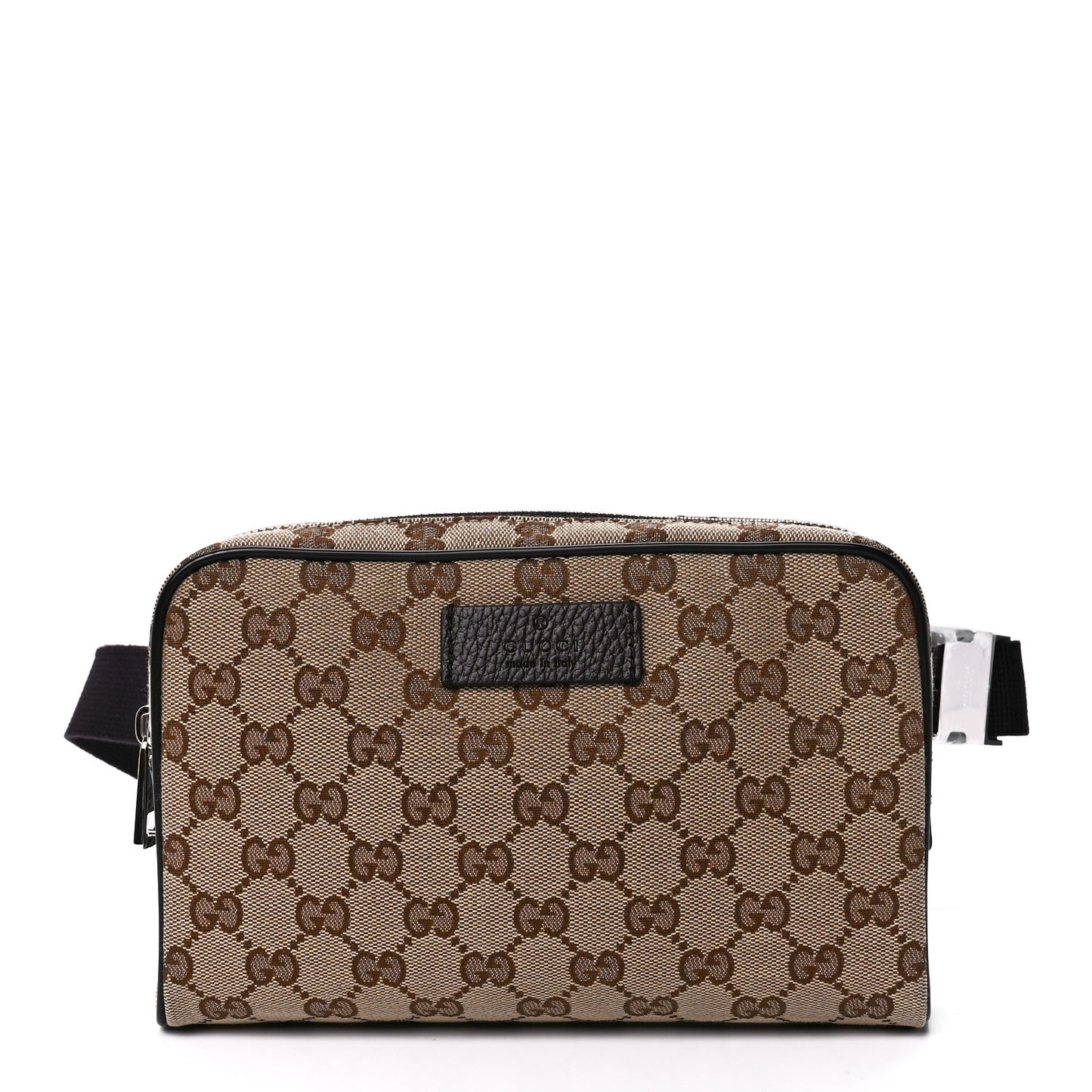 Monogram Dollar Calfskin Belt Bag Beige Ebony Testa di Moro Marrone Scuro