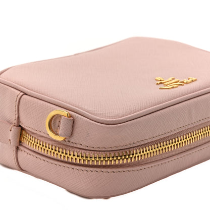 Prada Saffiano Lux Mini Camera Crossbody Bag Orchidea 11 of 12