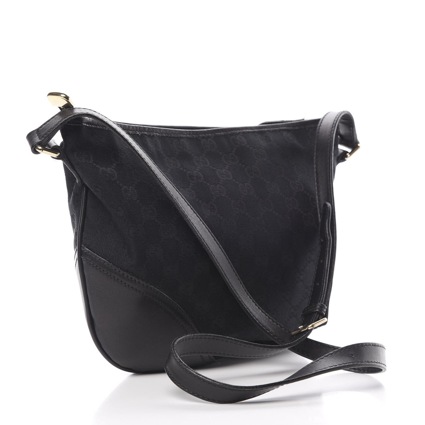 Monogram Medium New Britt Half Moon Hobo Black