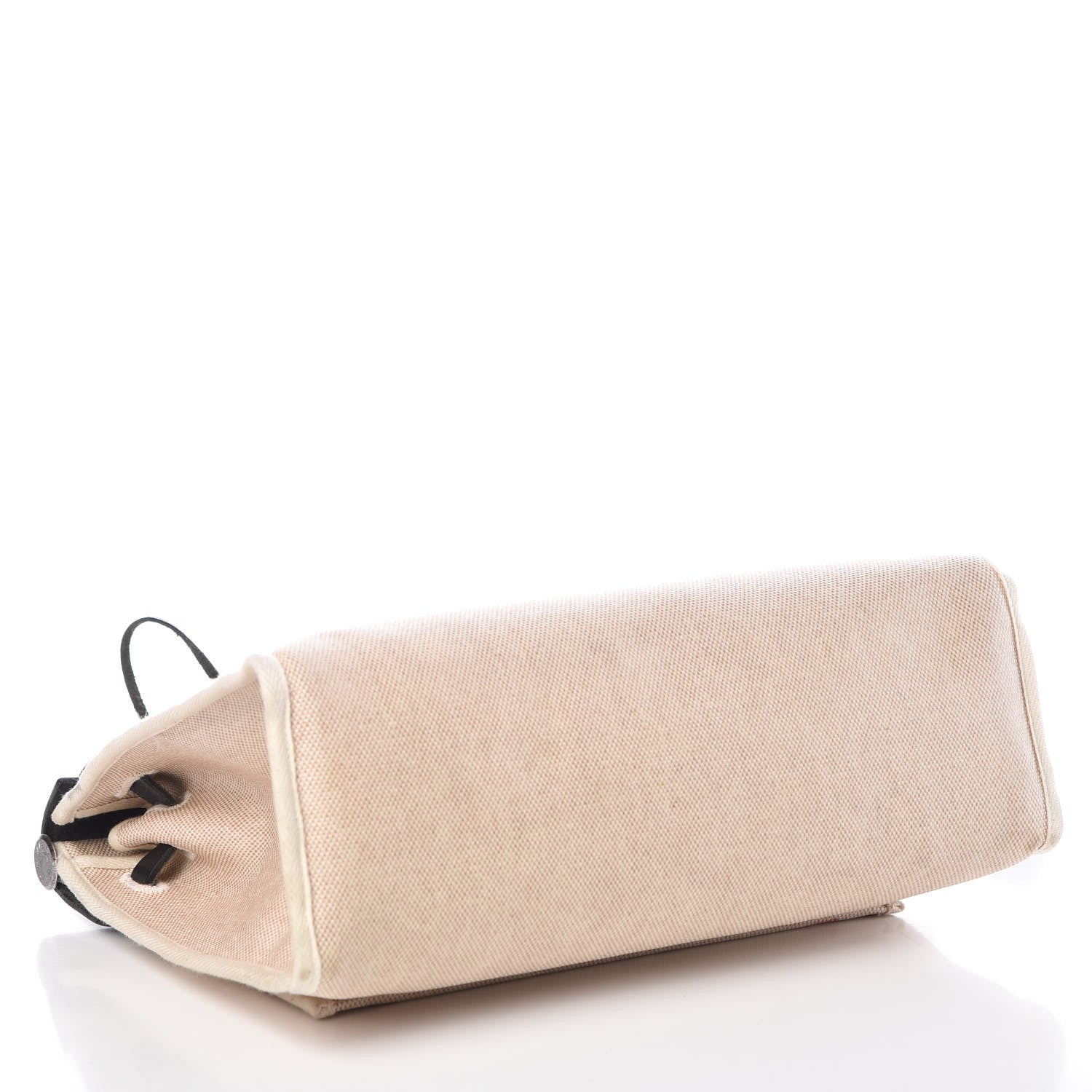 Hermes Toile Vache Calfskin Herbag 30 PM Natural Black 5 of 20
