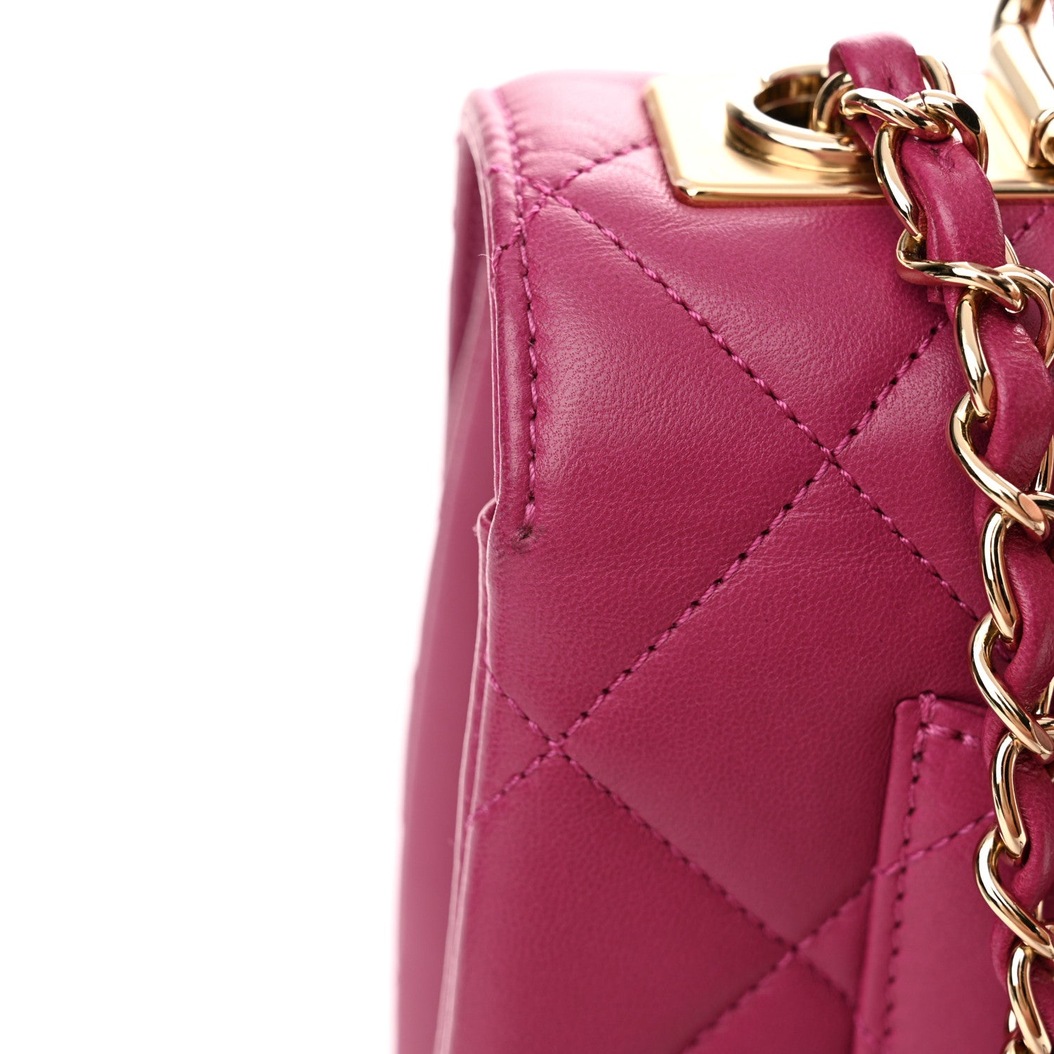 Chanel Lambskin Quilted Small Trendy CC Flap Dual Handle Bag Purple 11 of 11