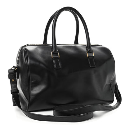 Saint Laurent Calfskin Classic Duffle 6 Black 3 of 10
