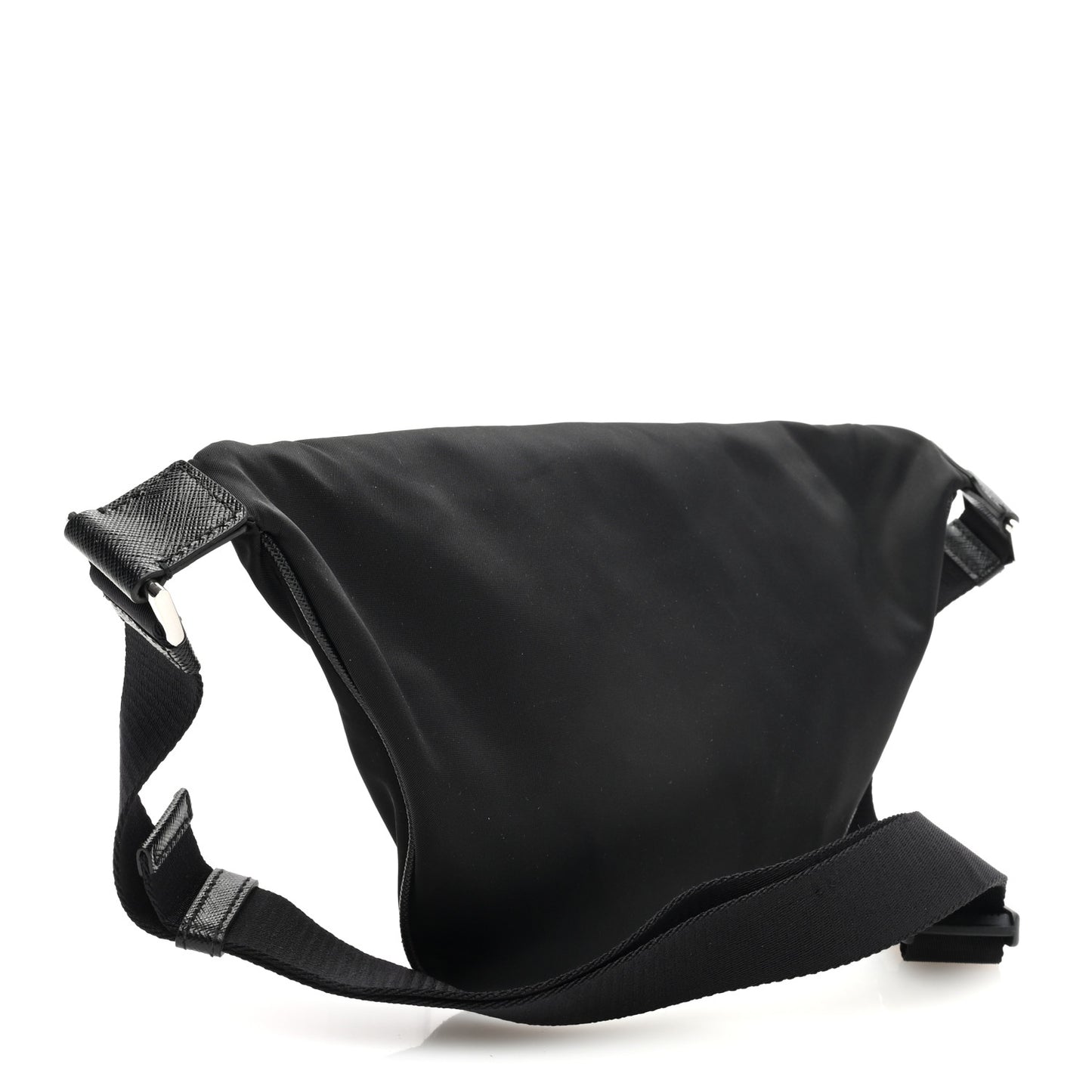 Re-Nylon Saffiano Belt Bag Black