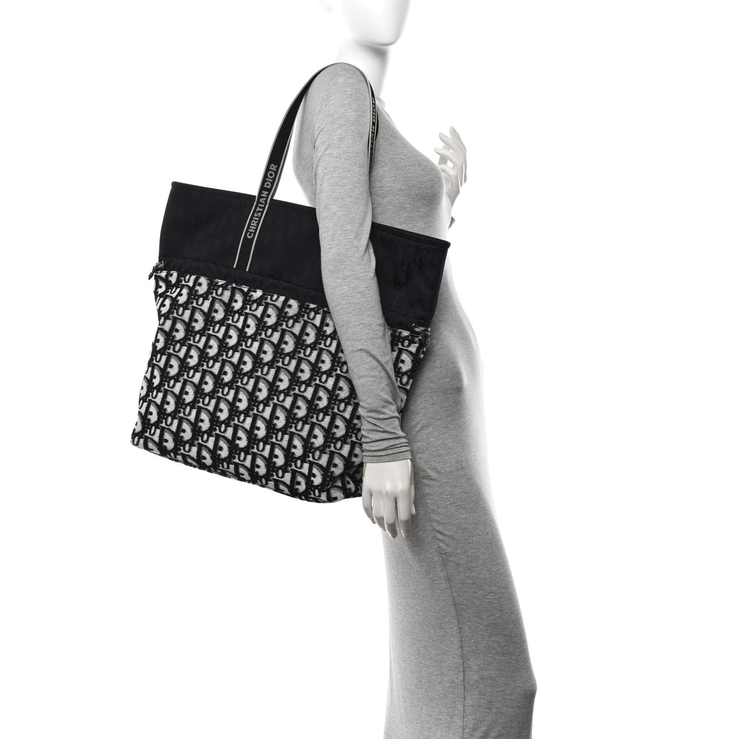 Terry Oblique Reversible Bag Black